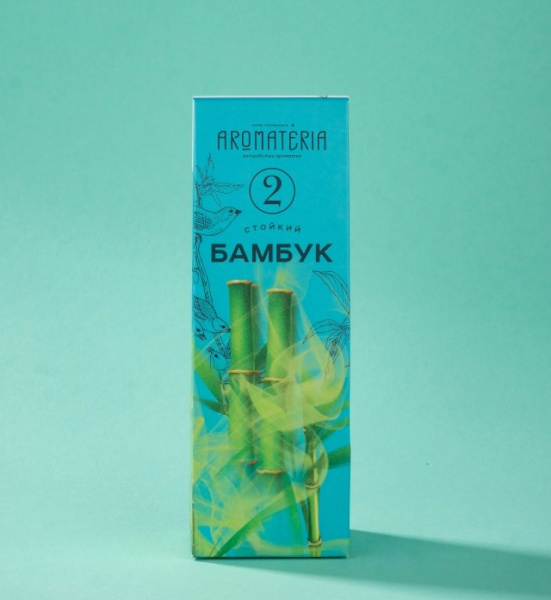 Ароматический диффузор для дома «Стойкий Бамбук» Aromateria №2 50 мл