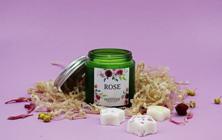 Ароматическая свеча Rose